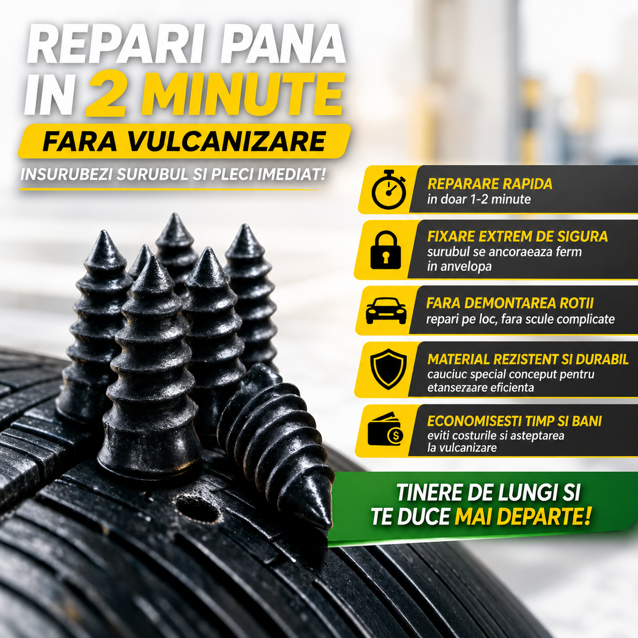 Kit reparare pana auto