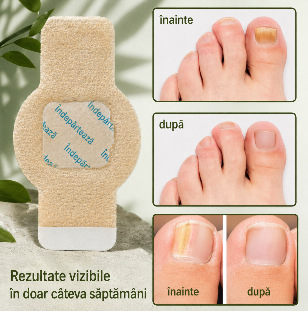 Plasturi Reparare Unghii – Extra Putere Antifungică