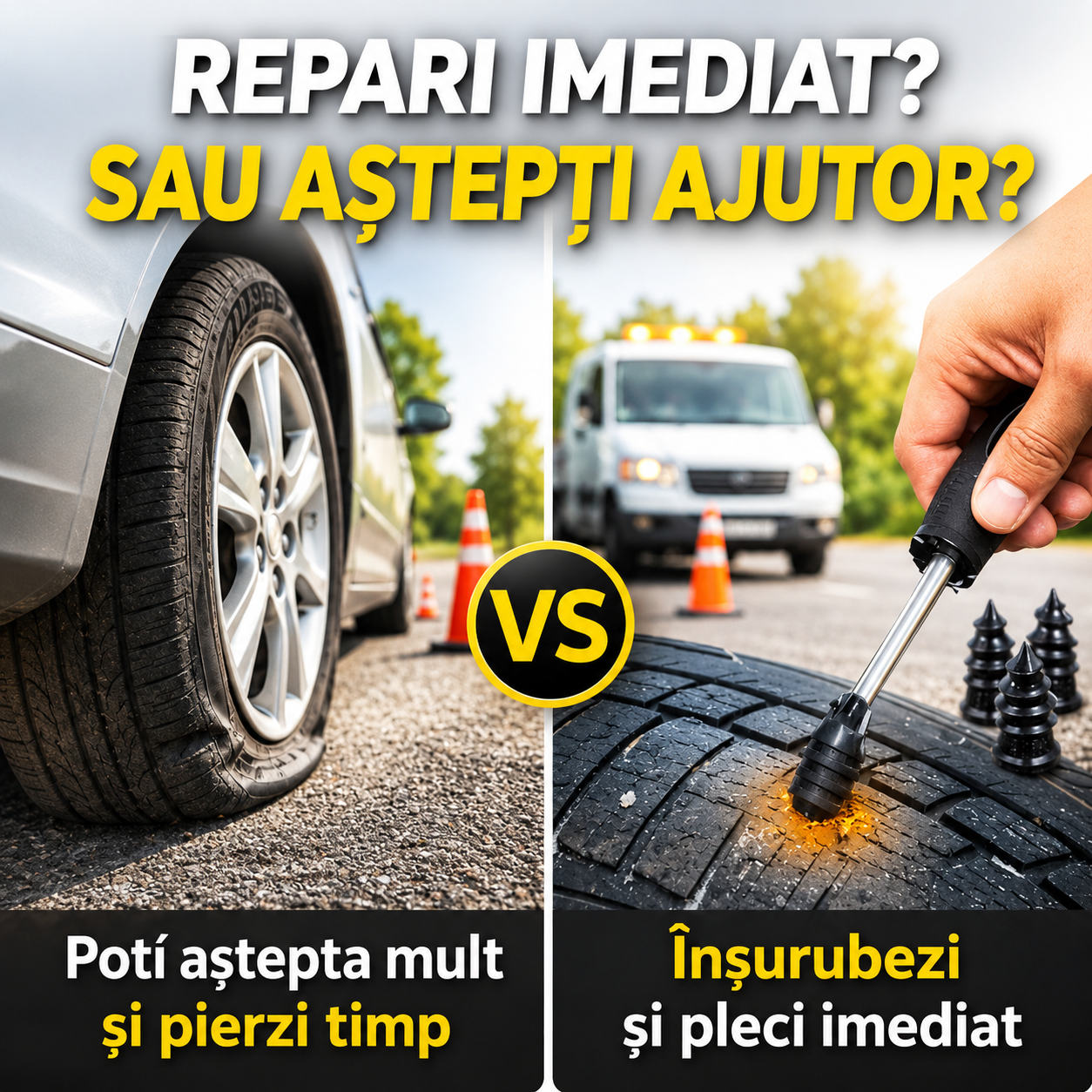 Kit reparare pana auto