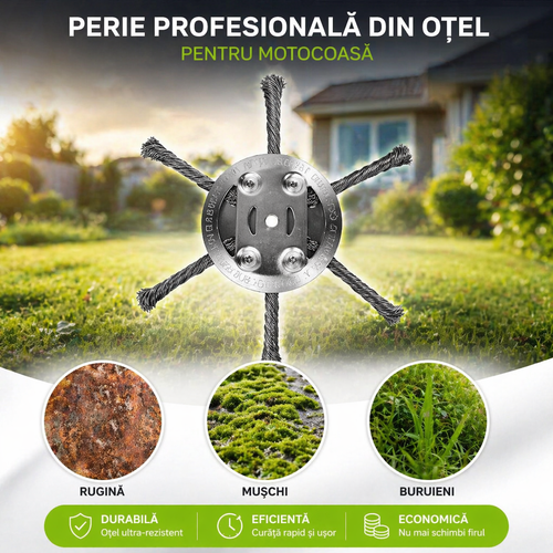 Cap Metalic Ultra-Rezistent pentru Motocoasa